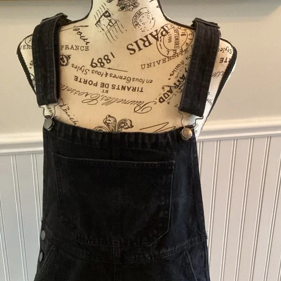 Bershka Black Denim Dress - Picture 2 of 6